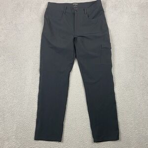 Stoic Hiking Pants Mens 34x30 Gray Stretch Trail Outdoor Utility Pocket Performa
